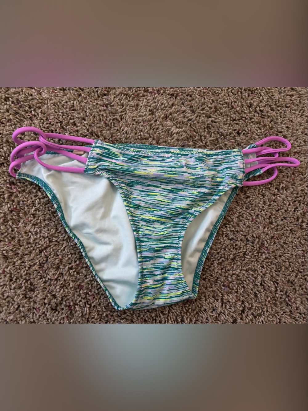 Victoria's Secret Y2K Knockout Strappy Bikini Bottoms - Women's Sz M